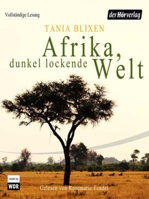cover image of Afrika--Dunkel lockende Welt